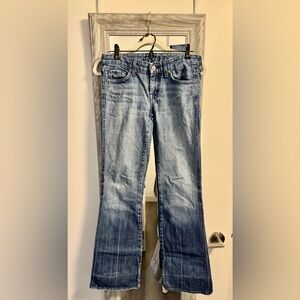7 For All Mankind Women's Blue Straight Leg Jeans_Size 26